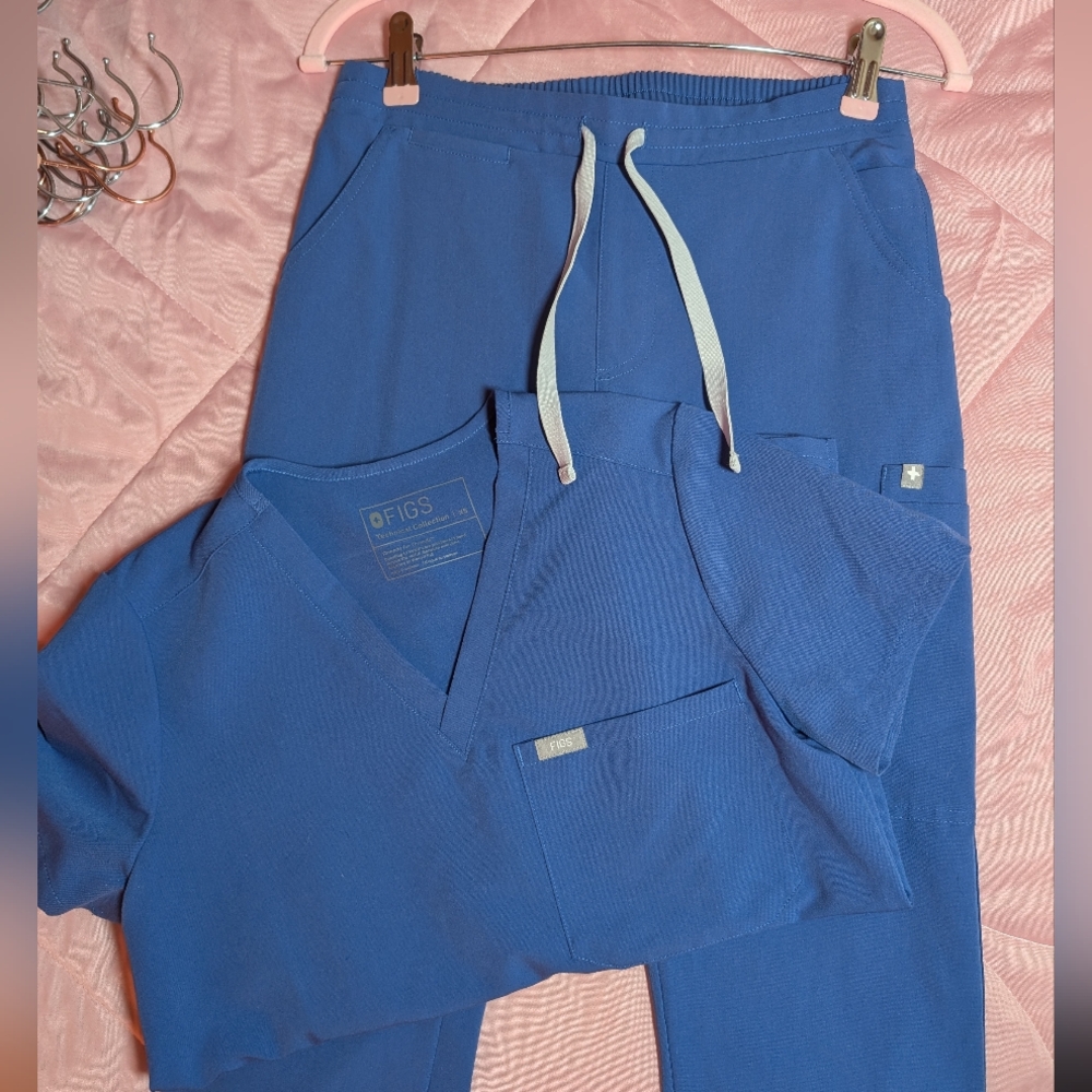 FIGS Denim Scrub Set - XS/XSP